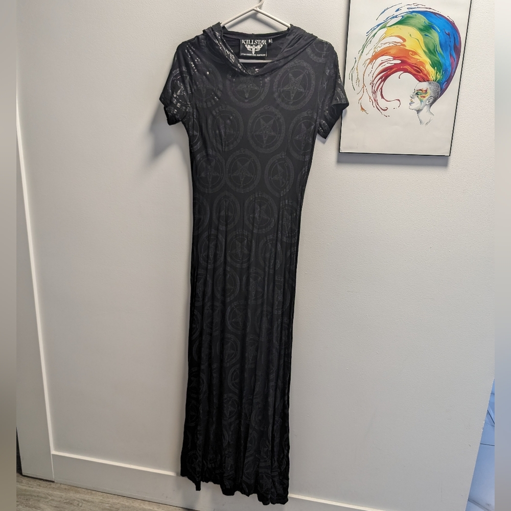 Killstar Baphoment Pentagram Sigil Maxi Dress